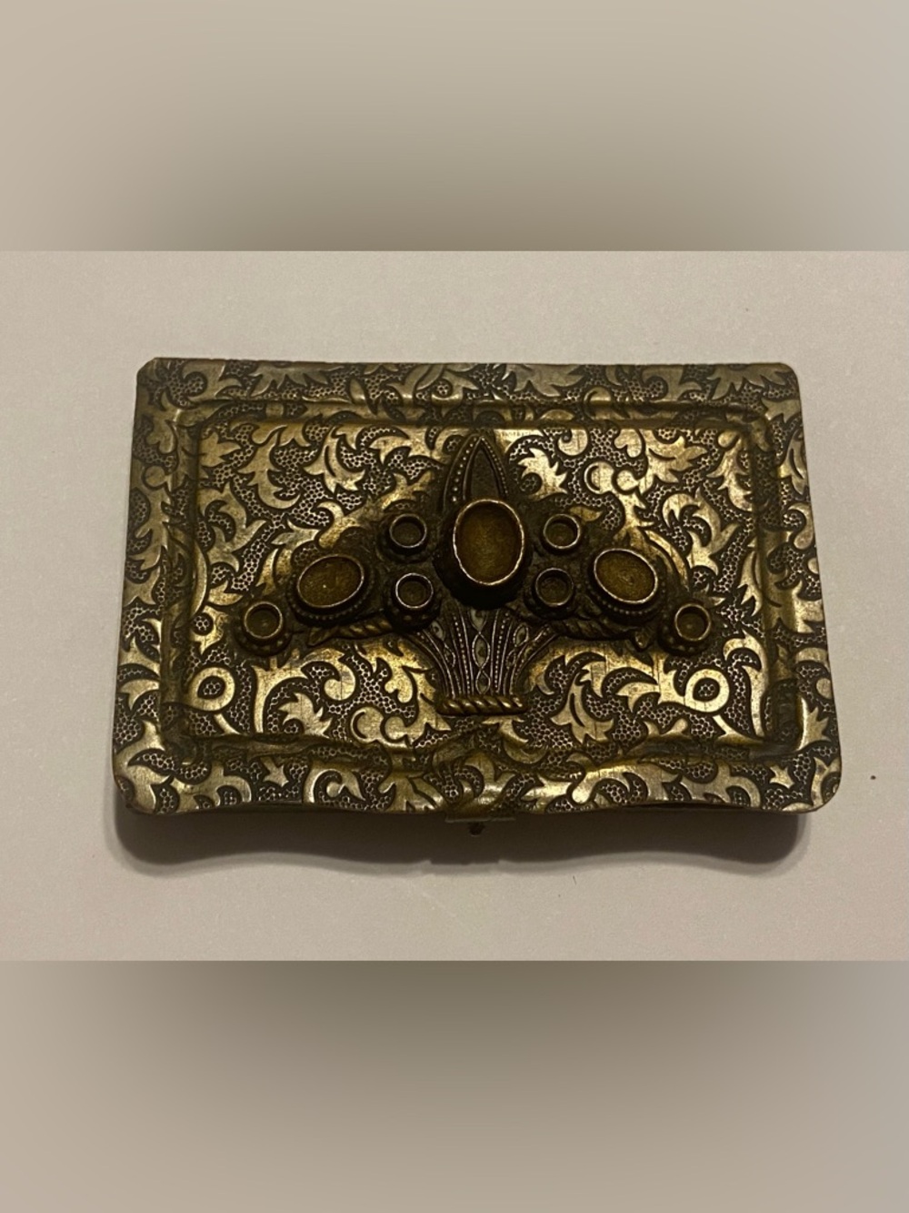 Antique Flower Basket Box / Case #9252 ❤️‍🔥